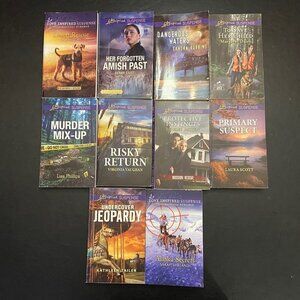Bundle of 10 Love Inspired Suspense Romantic Novels